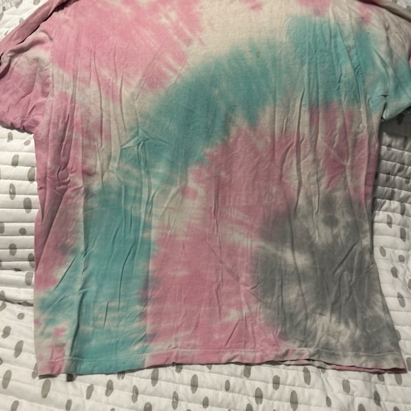 Bob Dylan Gray, Pink, and Teal Tie Dye T-Shirt XL - Picture 3 of 3